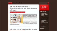 Desktop Screenshot of krimithek.ch