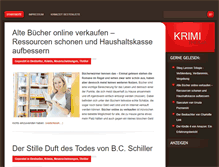 Tablet Screenshot of krimithek.ch
